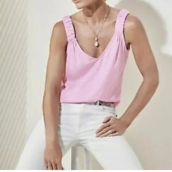 CAbi Tops - CABI Lilac Rotation Tank Top in Pink Style Sz XL #5981 NWOT